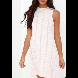 Lulus cable knit dress